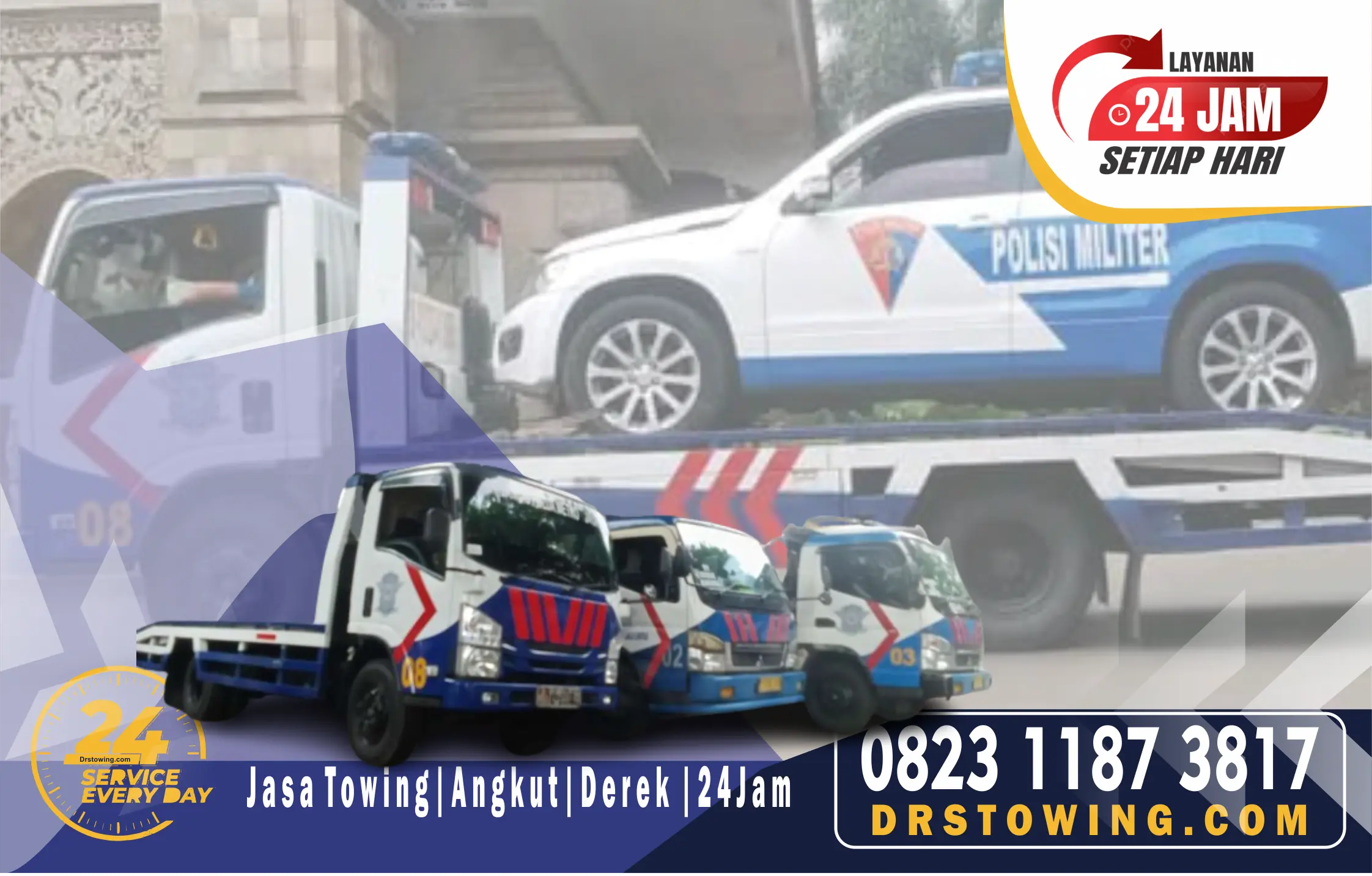 Jasa penyedia sewa towing kendaraan terdekat 24 jam jabodetabek